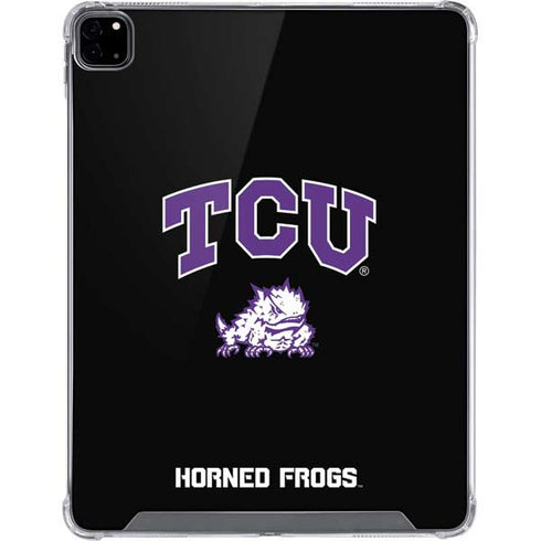 TCU Horned Frogs Logo iPad Pro 12.9in (2020) Clear Case