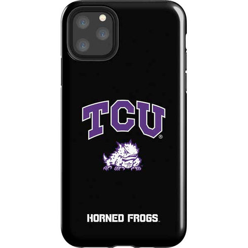 TCU Horned Frogs Logo iPhone 11 Pro Max Impact Case