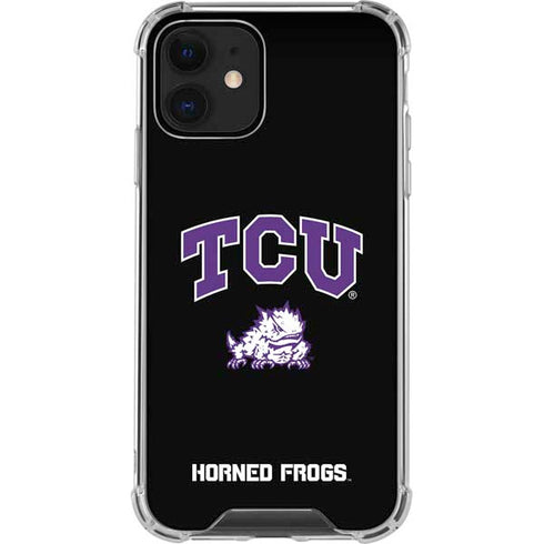 TCU Horned Frogs Logo iPhone 12 Clear Case
