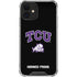 TCU Horned Frogs Logo iPhone 12 Clear Case