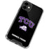TCU Horned Frogs Logo iPhone 12 Clear Case