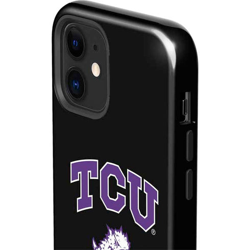 TCU Horned Frogs Logo iPhone 12 Impact Case