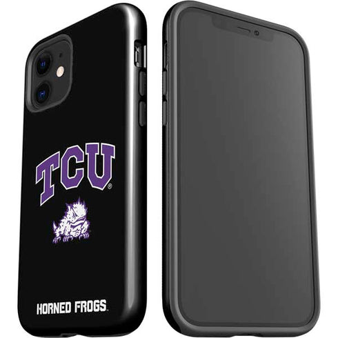 TCU Horned Frogs Logo iPhone 12 Impact Case