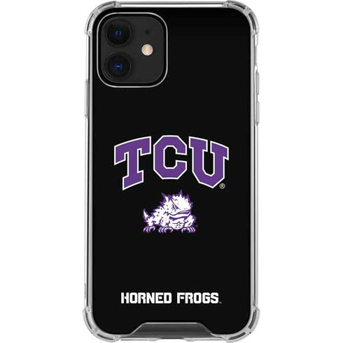 TCU Horned Frogs Logo iPhone 12 Mini Clear Case
