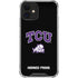TCU Horned Frogs Logo iPhone 12 Mini Clear Case