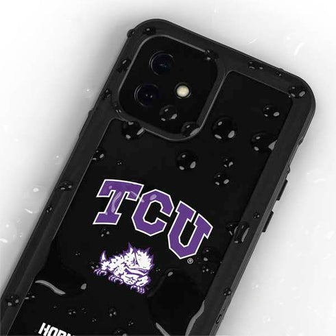 TCU Horned Frogs Logo iPhone 12 Mini Waterproof Case