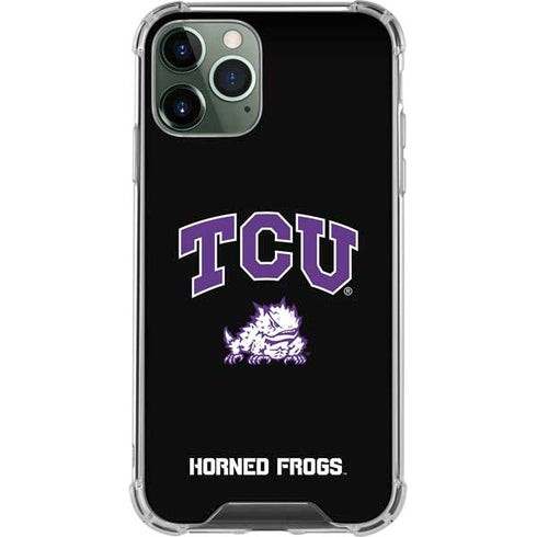 TCU Horned Frogs Logo iPhone 12 Pro Clear Case