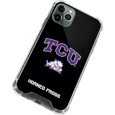 TCU Horned Frogs Logo iPhone 12 Pro Clear Case