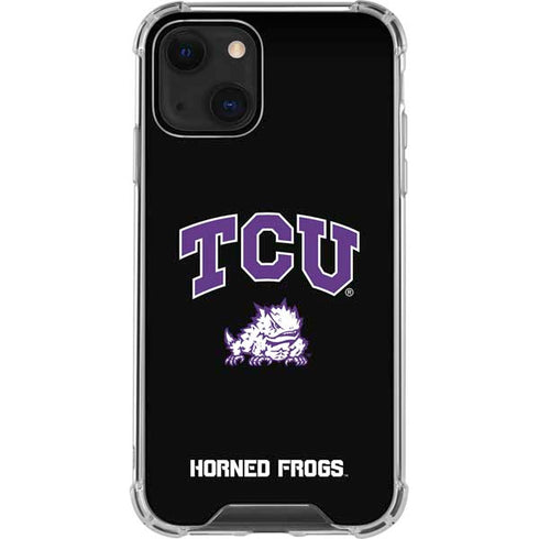 TCU Horned Frogs Logo iPhone 13 Clear Case