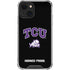 TCU Horned Frogs Logo iPhone 13 Clear Case