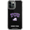 TCU Horned Frogs Logo iPhone 13 Pro Max Clear Case