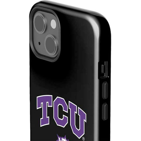 Texas Christian University TCU Horned Frogs Logo iPhone 15 Plus Impact Case
