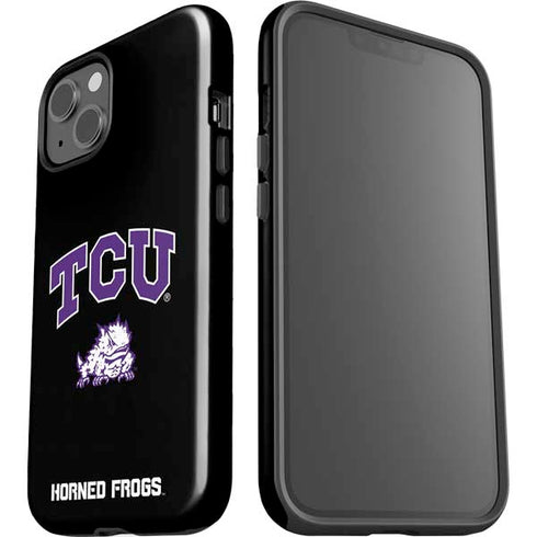 Texas Christian University TCU Horned Frogs Logo iPhone 15 Plus Impact Case