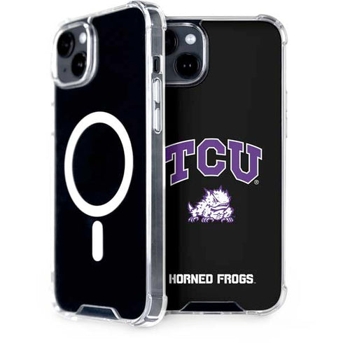 Texas Christian University TCU Horned Frogs Logo iPhone 15 Plus MagSafe Case