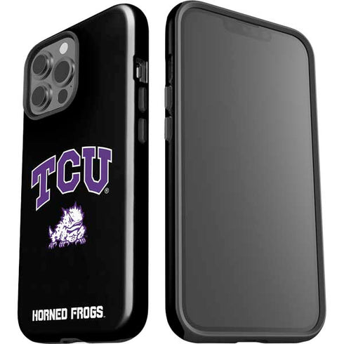 Texas Christian University TCU Horned Frogs Logo iPhone 15 Pro Max Impact Case