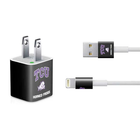TCU Horned Frogs Logo iPhone Charger (5W USB) Skin