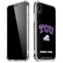 Texas Christian University TCU Horned Frogs Logo iPhone XR Clear Case