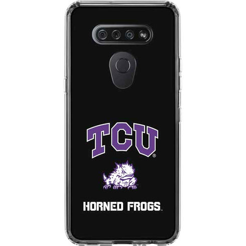 Texas Christian University TCU Horned Frogs Logo LG K51/Q51 Clear Case