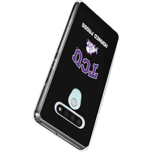 Texas Christian University TCU Horned Frogs Logo LG Stylo 6 Clear Case