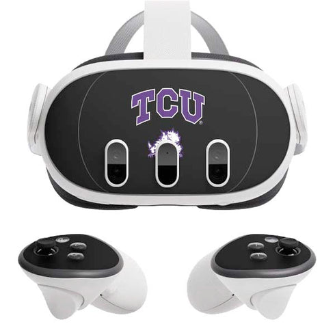 Texas Christian University TCU Horned Frogs Logo Meta Quest 3 Skin