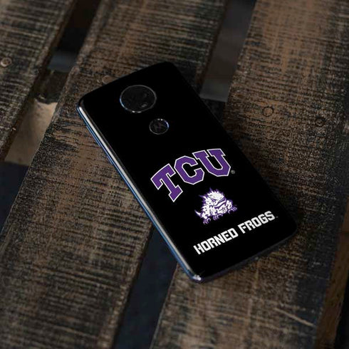 TCU Horned Frogs Logo Moto E5 Plus Skin
