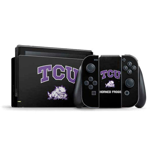 TCU Horned Frogs Logo Nintendo Switch Bundle Skin