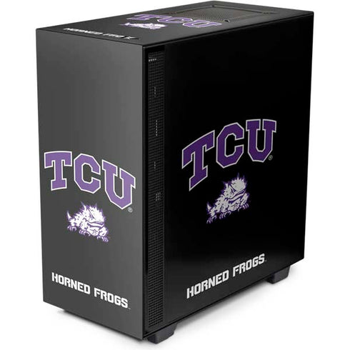 TCU Horned Frogs Logo NZXT H510 Compact ATX Mid-Tower Case Skin