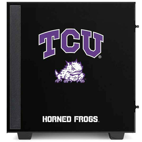 TCU Horned Frogs Logo NZXT H510 Compact ATX Mid-Tower Case Skin