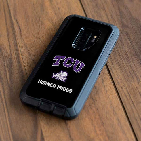 Texas Christian University TCU Horned Frogs Logo Otterbox Defender Galaxy Skin