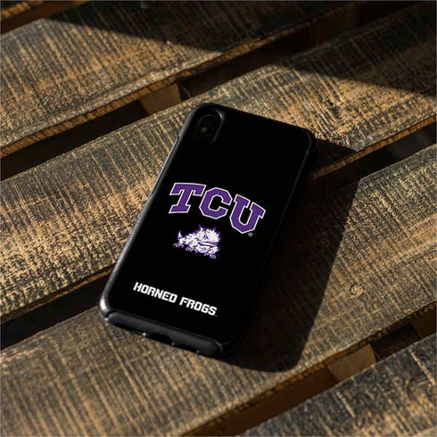 Texas Christian University TCU Horned Frogs Logo Otterbox Symmetry iPhone Skin
