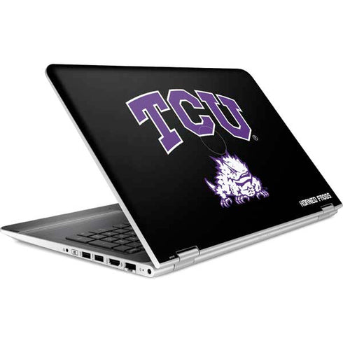 Texas Christian University TCU Horned Frogs Logo HP Pavilion Skin