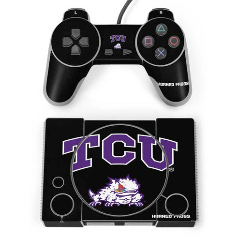 TCU Horned Frogs Logo PlayStation Classic Bundle Skin