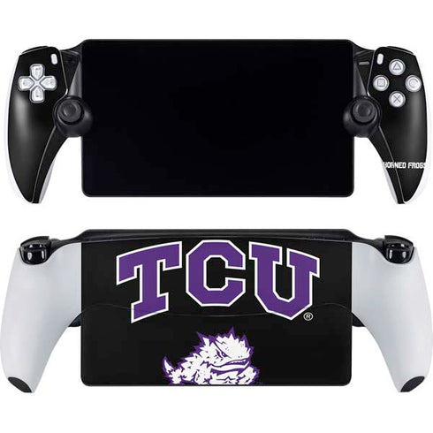 Texas Christian University TCU Horned Frogs Logo PlayStation Portal Remote Player Skin