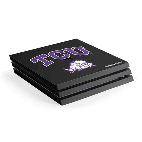 TCU Horned Frogs Logo PS4 Pro Console Skin