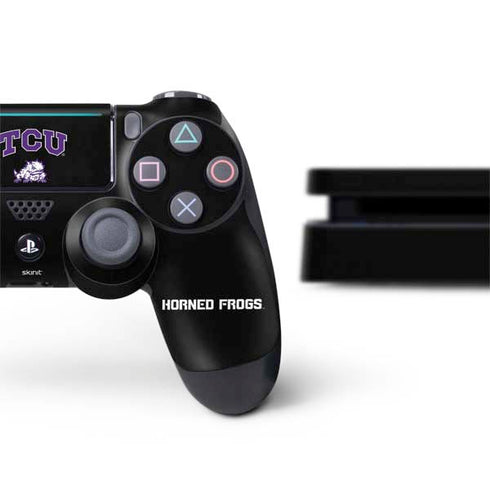TCU Horned Frogs Logo PS4 Slim Bundle Skin