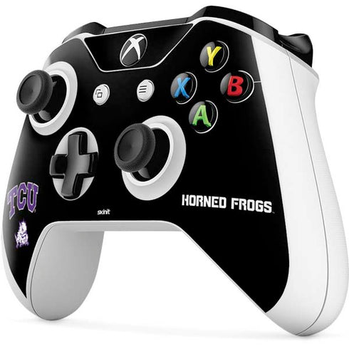TCU Horned Frogs Logo Xbox One S Controller Skin