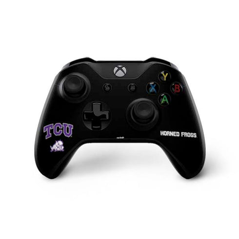 TCU Horned Frogs Logo Xbox One X Controller Skin