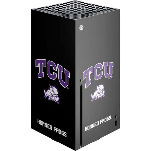 TCU Horned Frogs Logo Xbox Series X Console Skin