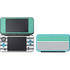 Teal and Grey Stripes Nintendo 2DS XL (2017) Skin