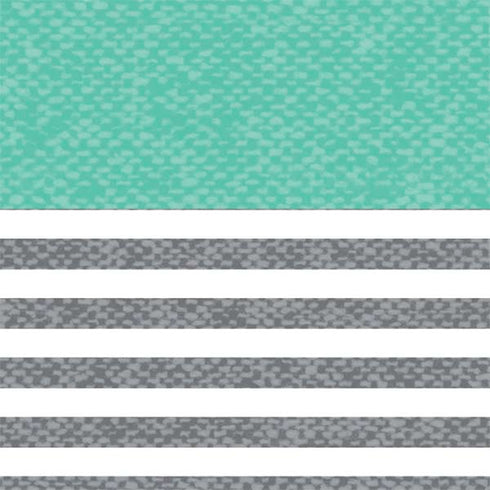 Teal and Grey Stripes Nintendo 2DS XL (2017) Skin