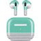 Teal and Grey Stripes Apple AirPods (3rd Gen 2021) Skin