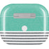 Teal and Grey Stripes Apple AirPods (3rd Gen 2021) Skin