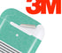 Teal and Grey Stripes Apple AirPods Skin