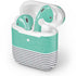 Teal and Grey Stripes Apple AirPods Skin