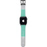 Teal and Grey Stripes Apple Watch Band 42-44mm
