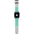 Teal and Grey Stripes Apple Watch Band 38-40mm