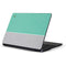 Teal and Grey Stripes Samsung Chromebook Skin