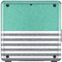 Teal and Grey Stripes Cooler Master MasterBox Q300L Mini Tower Skin