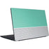 Teal and Grey Stripes Dell Vostro Skin
