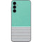 Teal and Grey Stripes Galaxy A14 5G Skin